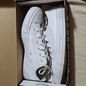 Converse leather shoes
